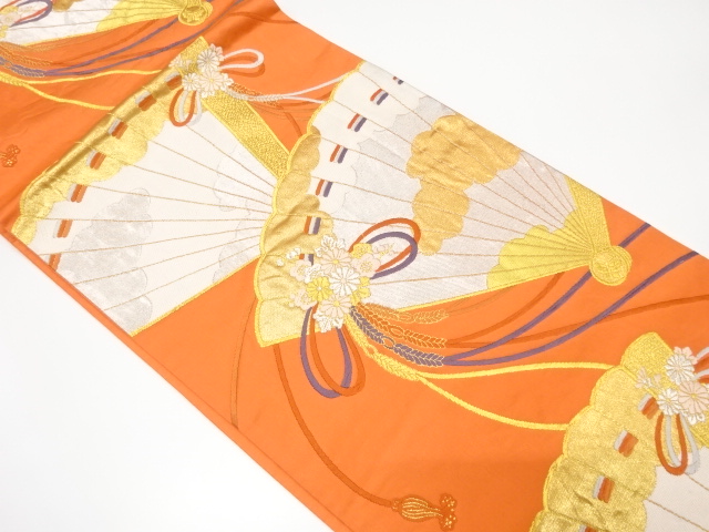 JAPANESE FUKURO OBI / WOVEN FLOWER
